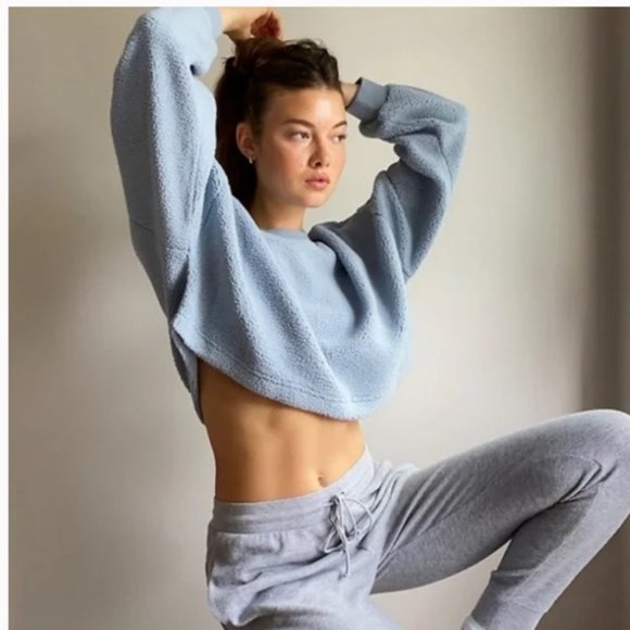 ❗️SOLD❗️Sunday Best Lupa Fuzzy Sherpa Sweater Size S - Picture 2 of 8